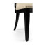 Greek Revival Biedermeier Black Side Chair