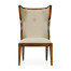 Greek Key Design Biedermeier Walnut Side Chair