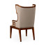 Greek Key Design Biedermeier Walnut Arm Chair