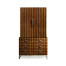 Houndstooth drinks cabinet