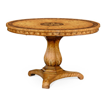 Sheraton style flip top centre table