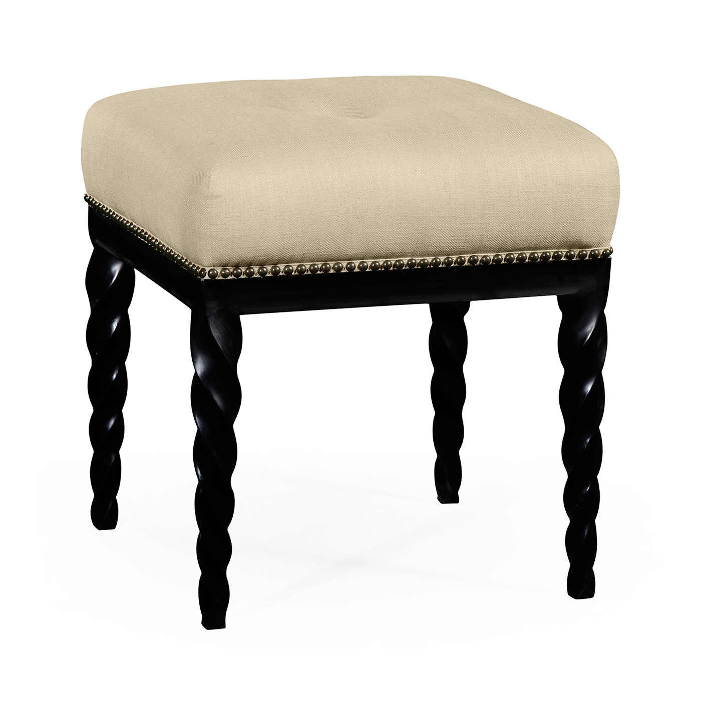 Black Barleytwist Stool