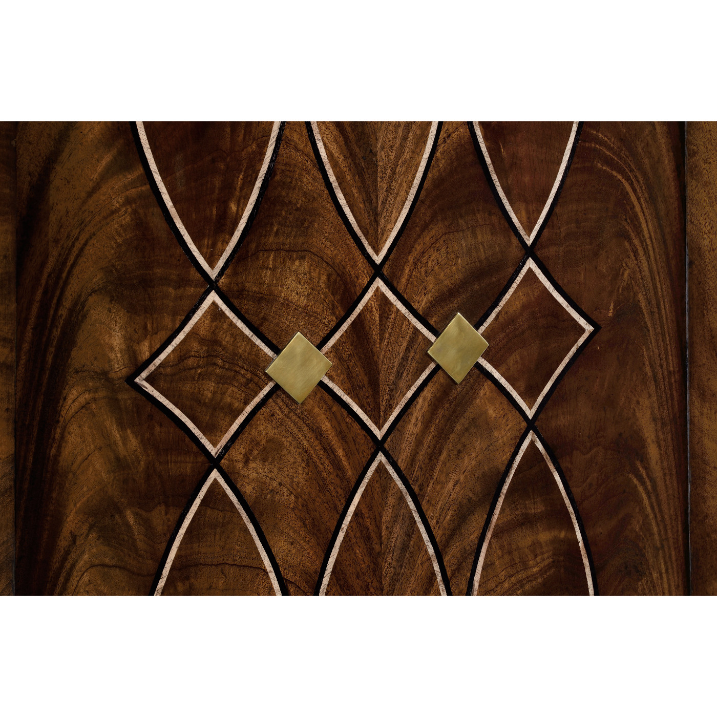 Brown mahogany registration desk (small)