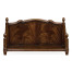 Rectangular Four Poster Mahogany Dog Bed