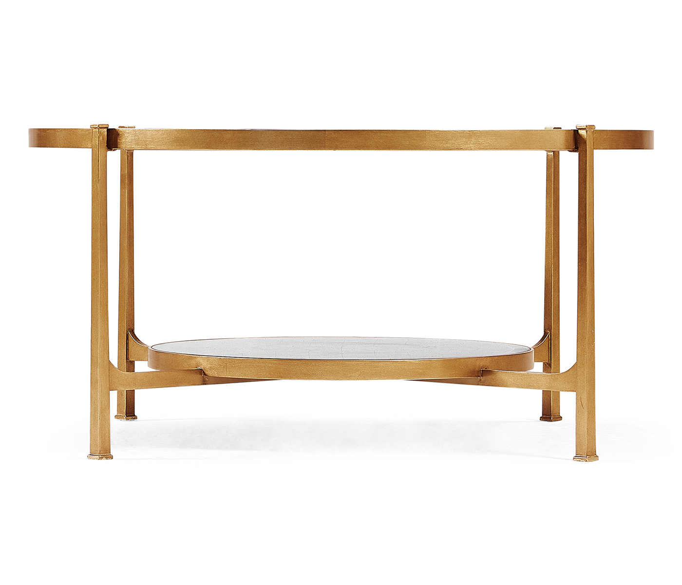 Églomisé Glass Gilded Coffee Table