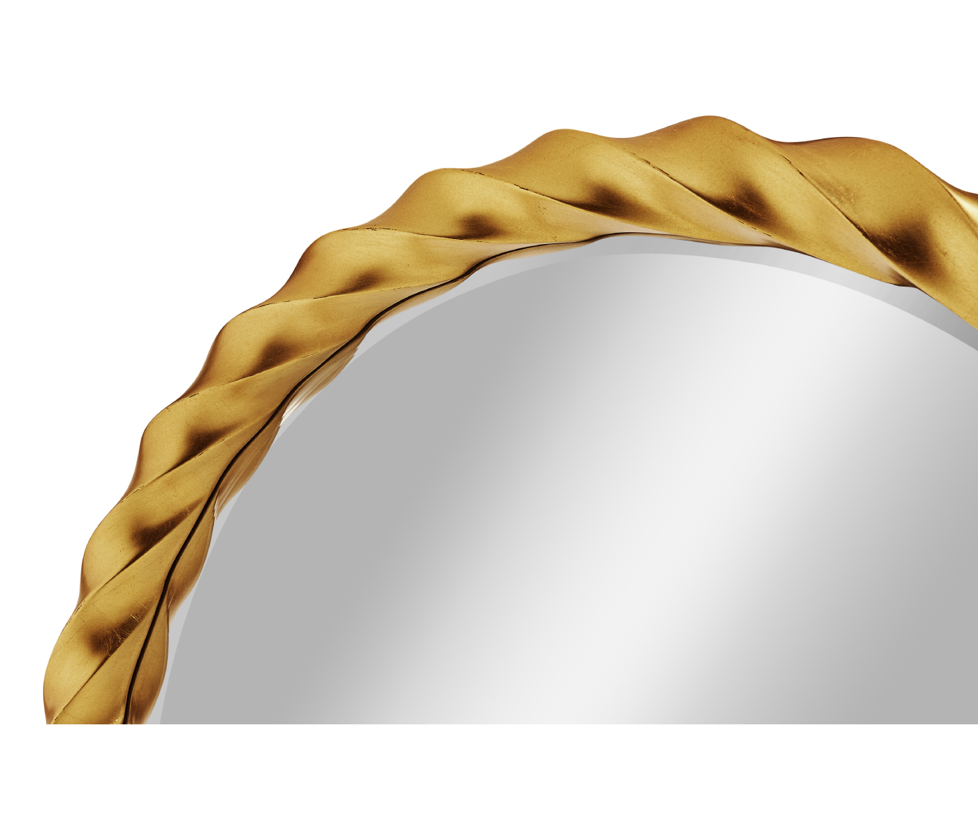 45'' Gilded Twisted Mirror