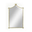 Hammered Light Brown Brass Wall Mirror