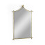 Hammered Light Brown Brass Wall Mirror