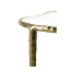 Hammered Light Brown Brass Freeform Lamp Table