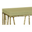 Hammered Light Brown Brass Console with Celadon Top