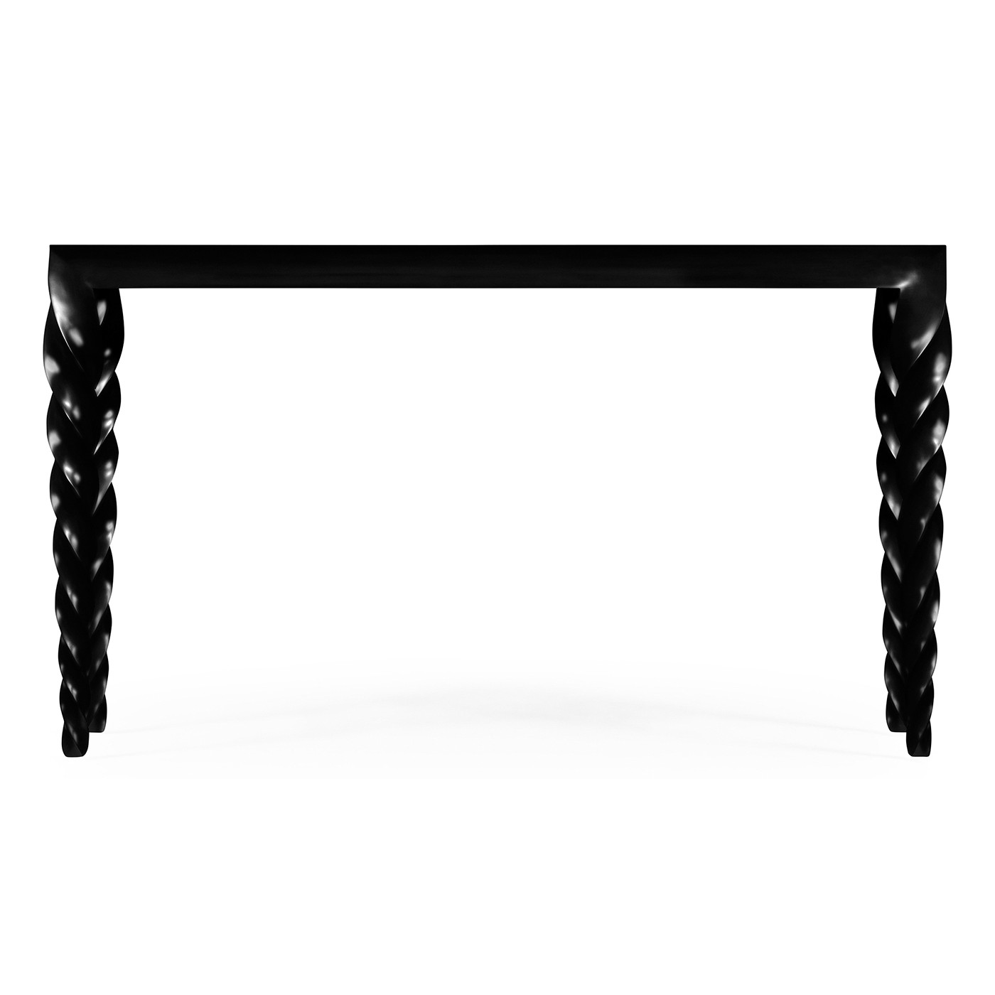 Black Barleytwist Console Table