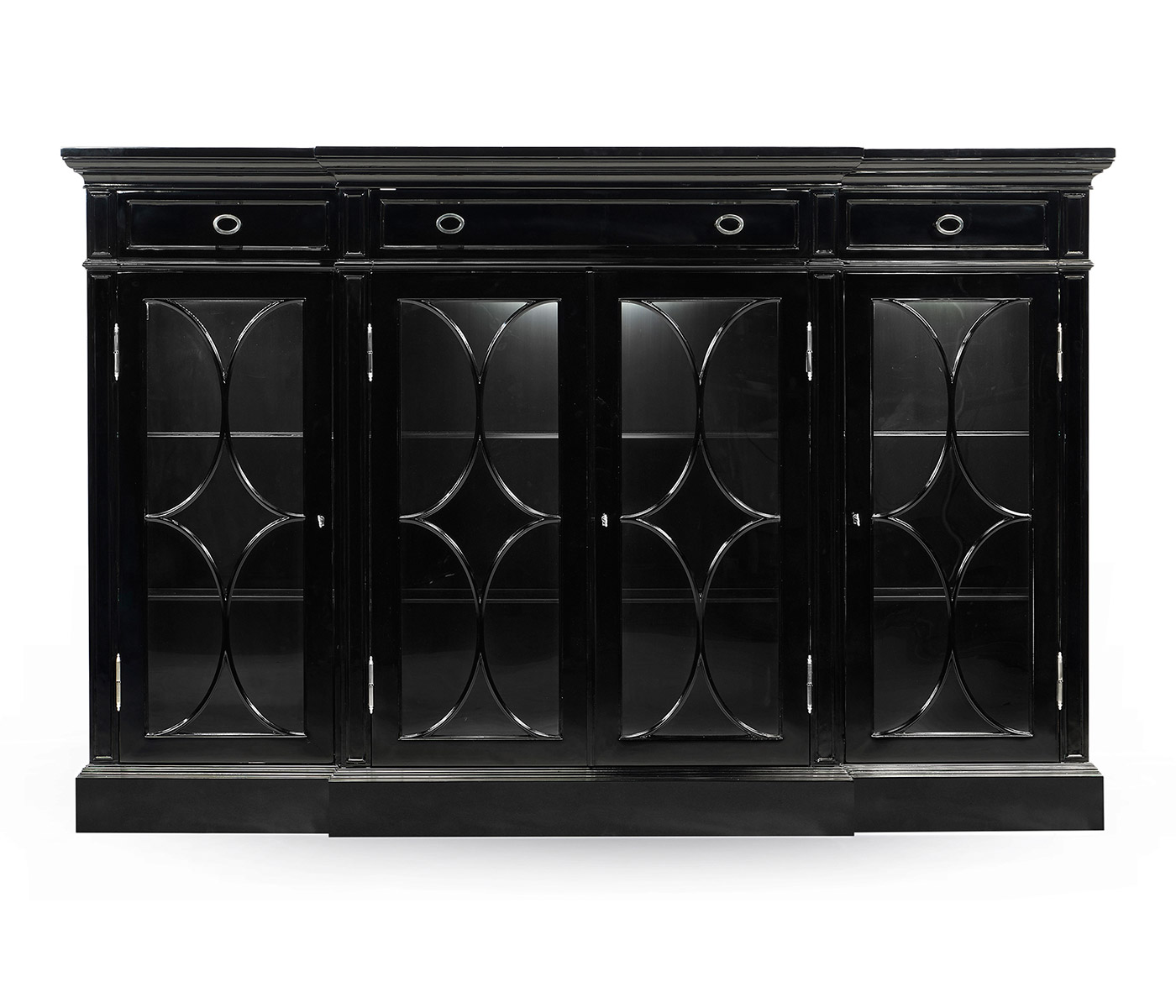 Madison Four Door Breakfront Display Cabinet