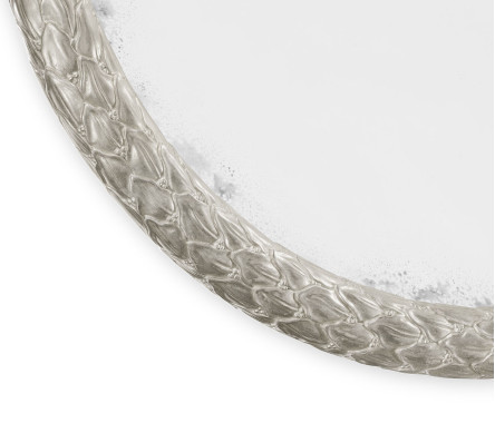 Carved and water gilded silver leaf 48