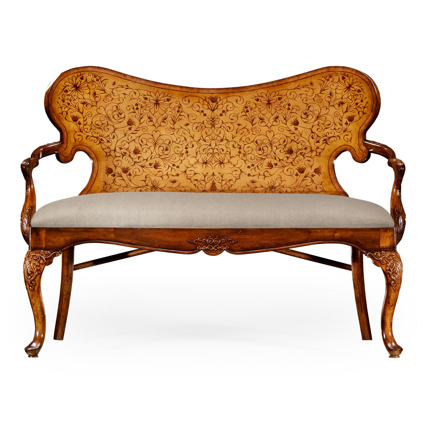 Seaweed Marquetry Loveseat