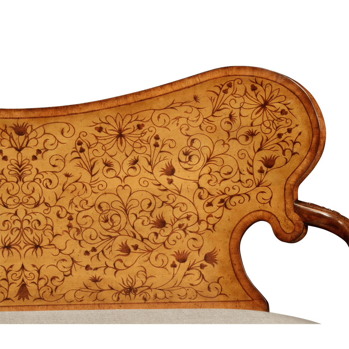 Seaweed Marquetry Loveseat