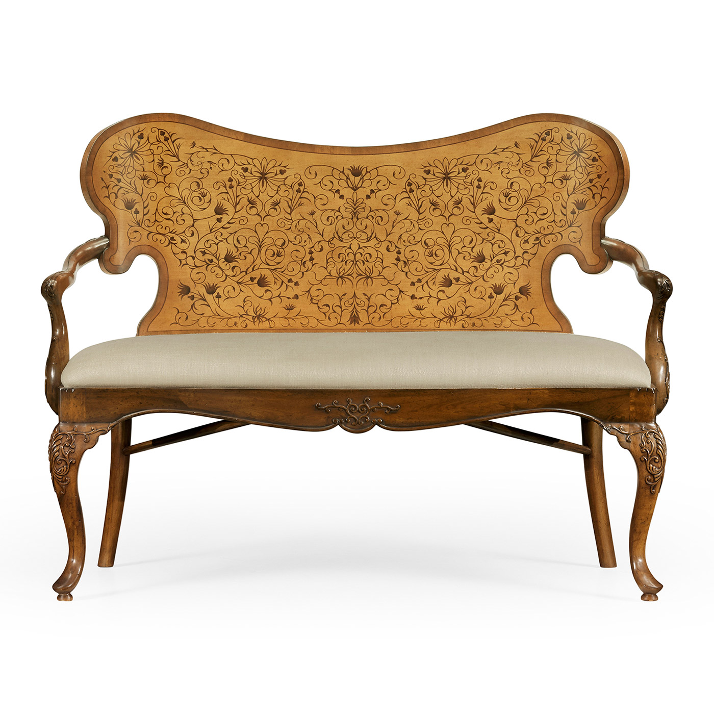 Seaweed Marquetry Loveseat