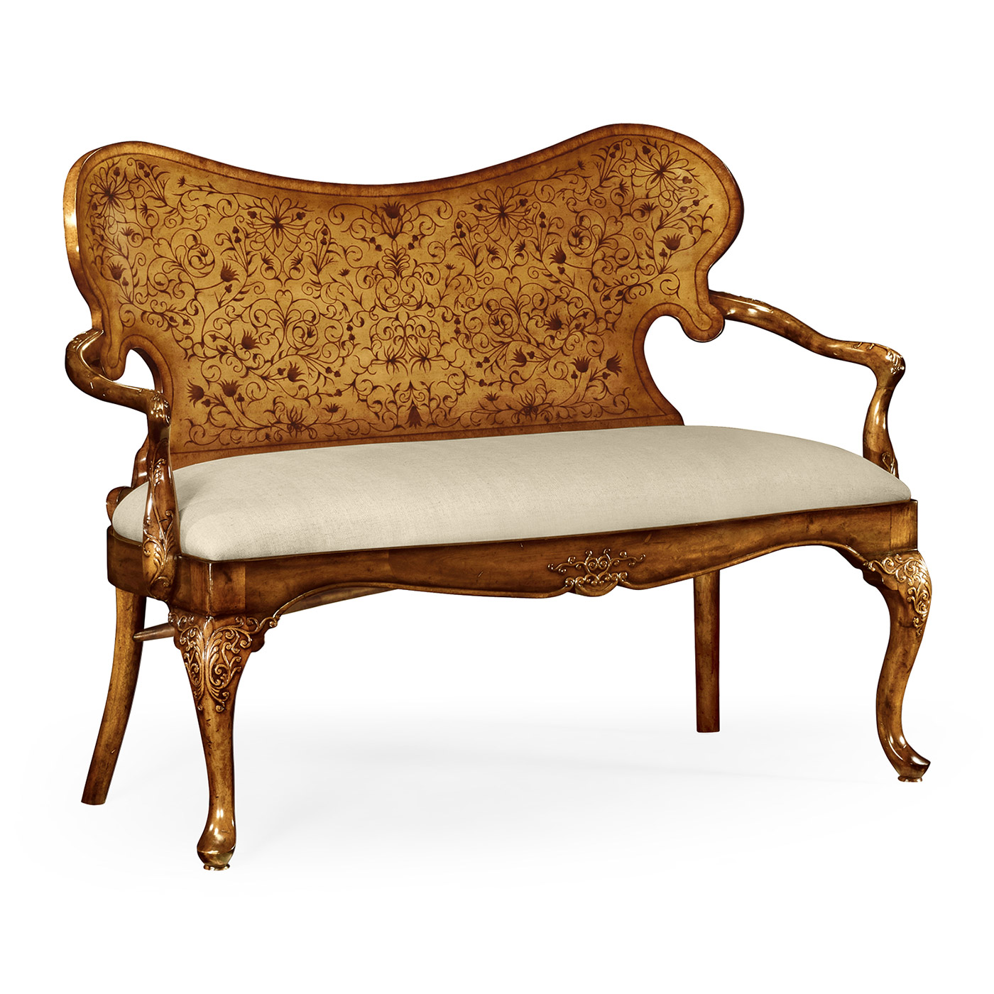 Seaweed Marquetry Loveseat