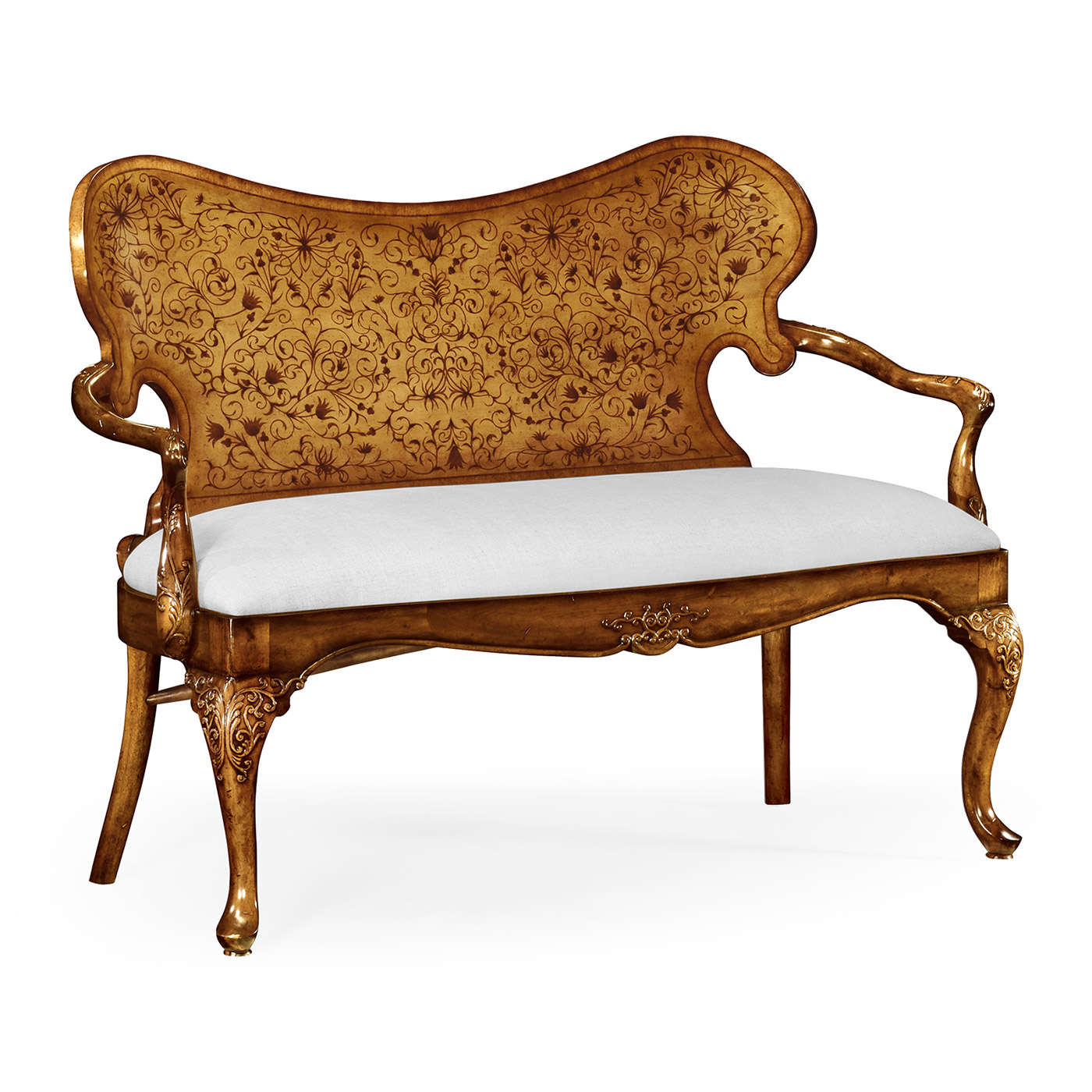 Seaweed Marquetry Loveseat