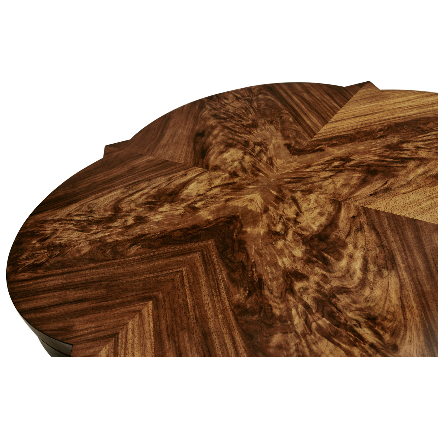 Black Barleytwist Quatrefoil Side Table 28