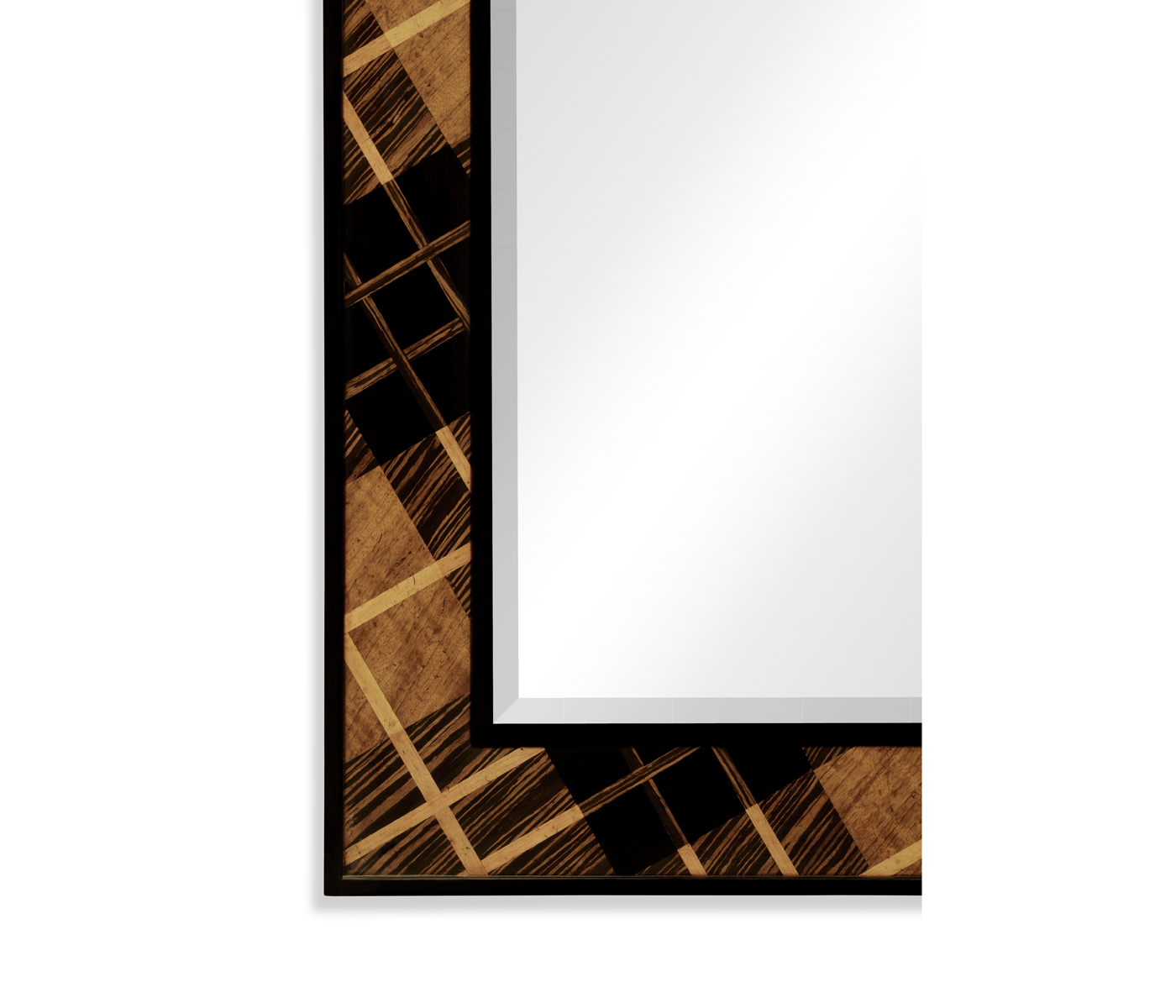 Hand Inlaid Tartan Wall Hanging Mirror