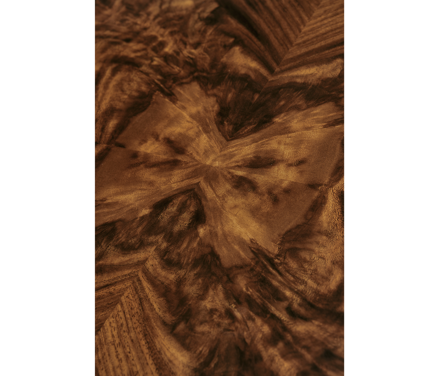 Walnut Barleytwist Quatrefoil Side Table