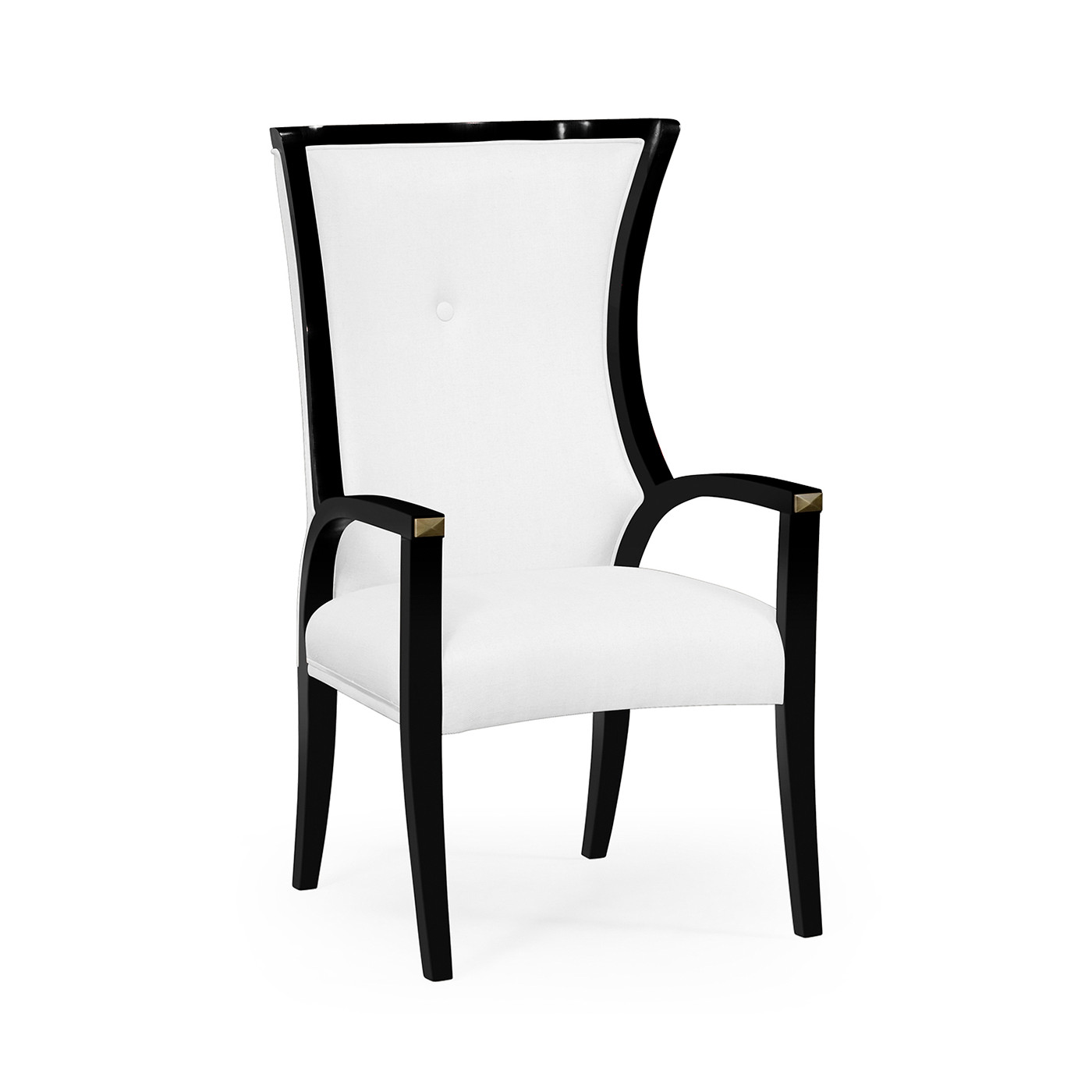 Cosmo Black Painted Dining Arm Chair