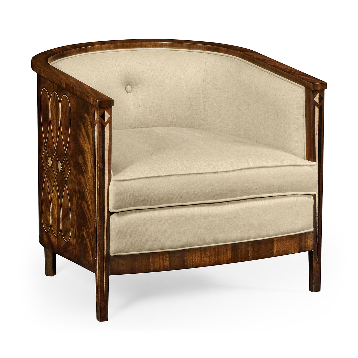 Knightbridge Antique Mahogany Tub Chair