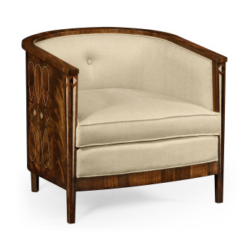 Knightbridge Antique Mahogany Tub Chair