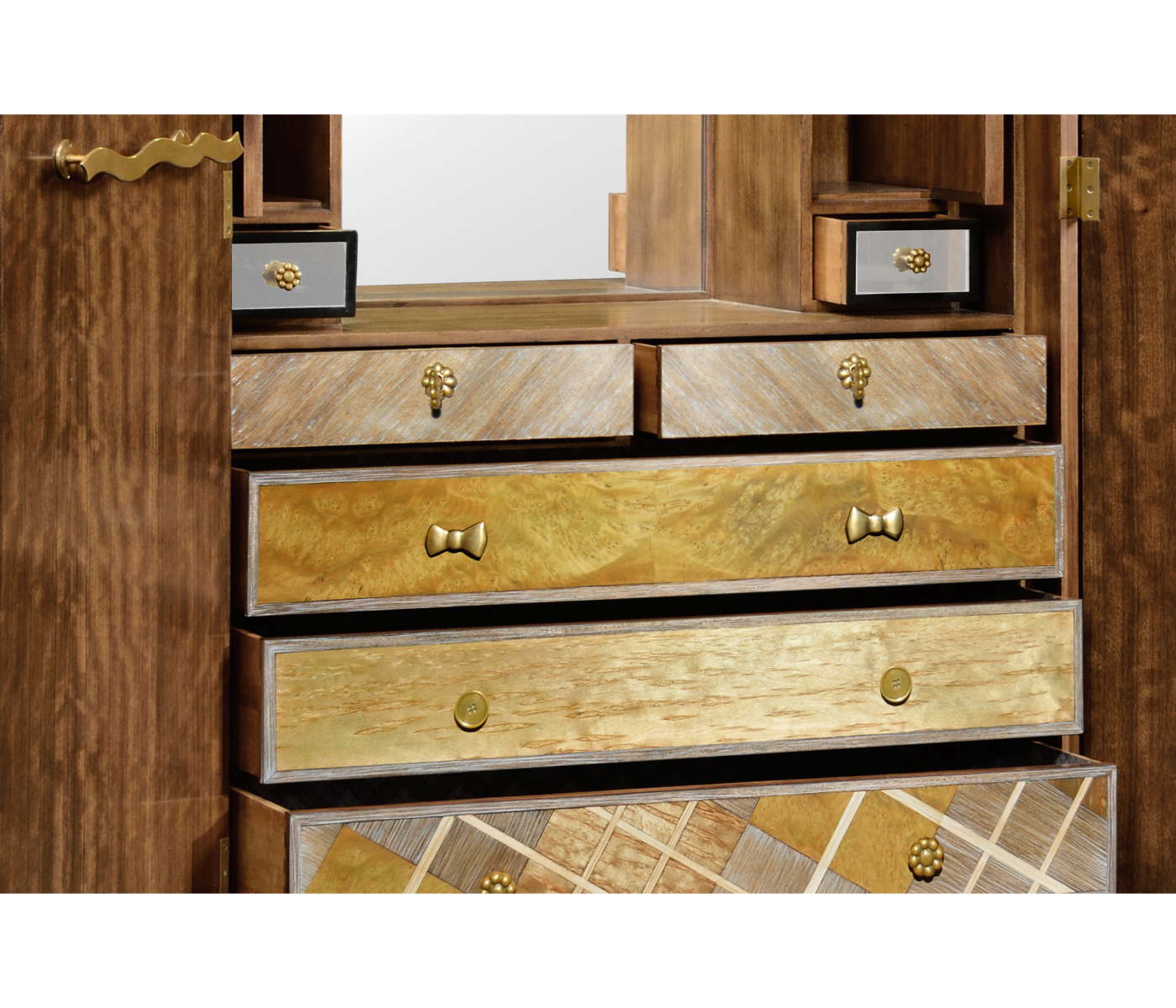 Pale Tartan Ladies Armoire