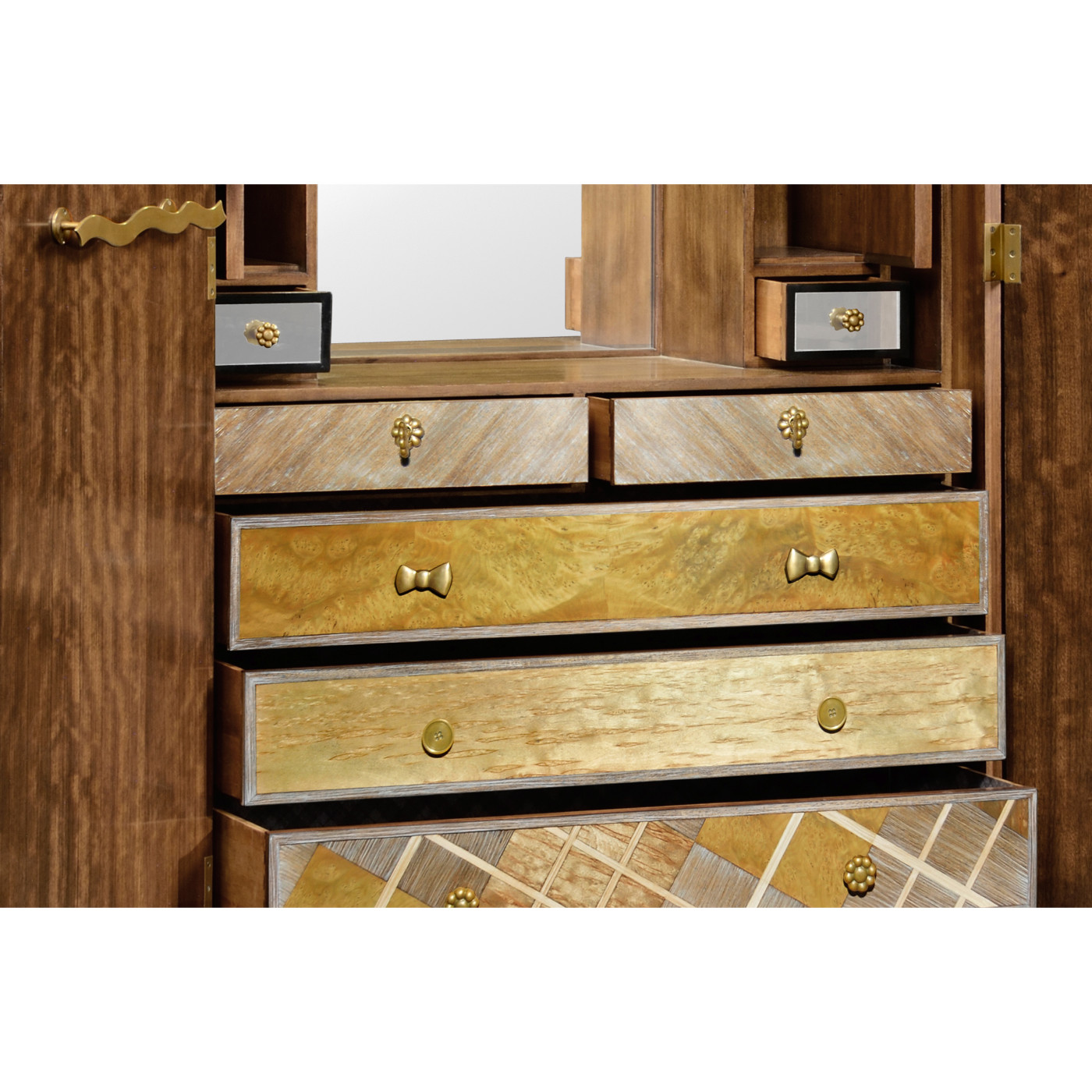 Pale Tartan Ladies Armoire