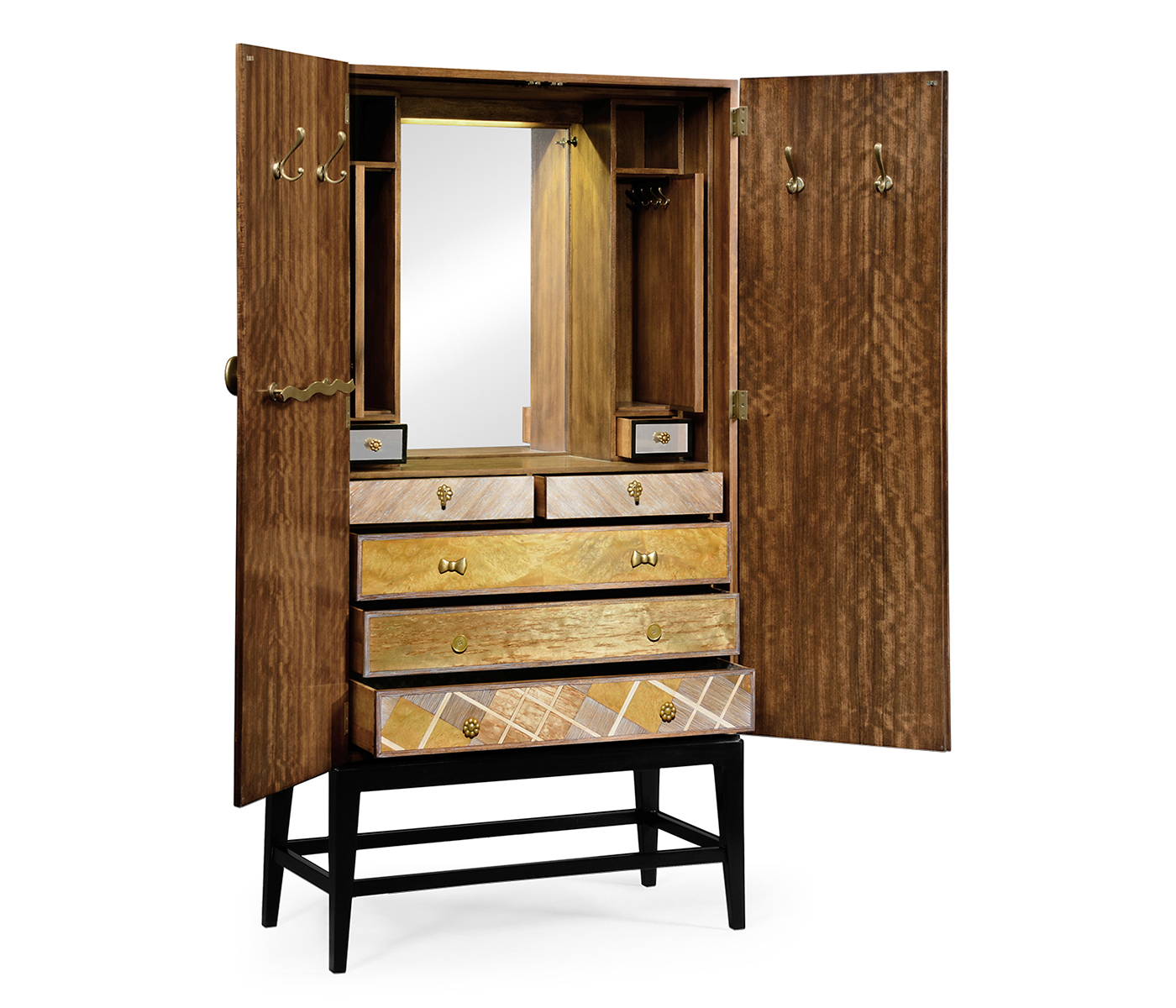 Pale Tartan Ladies Armoire