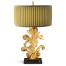 Gold-leaf gilded carved table lamp