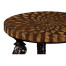 Feather Inlay End Table