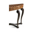 Feather Inlay Hand Carved Console Table