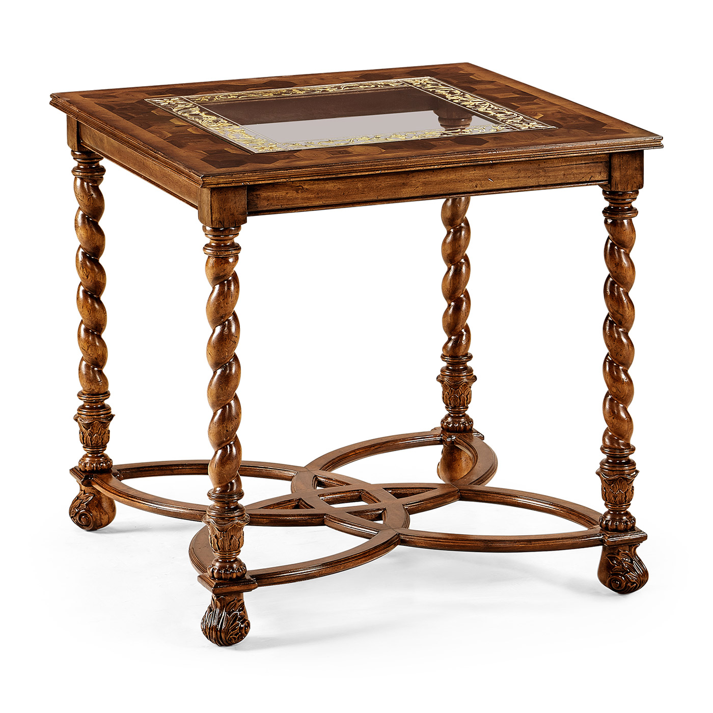 Oyster & Églomisé Side Table 26