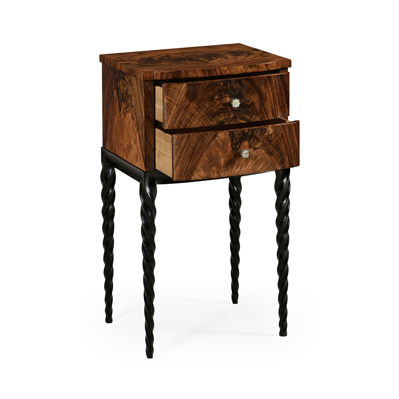 Black Barleytwist Lamp Table