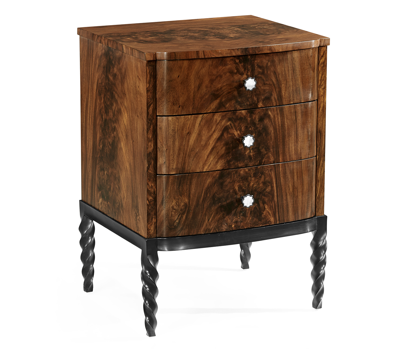 Black Barleytwist Chest of Drawers