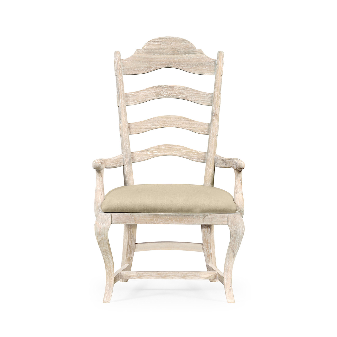 Casual Limed Acacia Dining Arm Chair