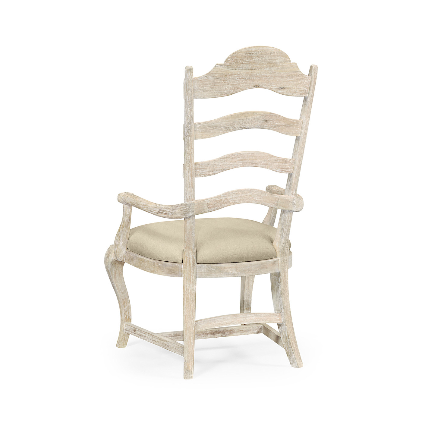 Casual Limed Acacia Dining Arm Chair