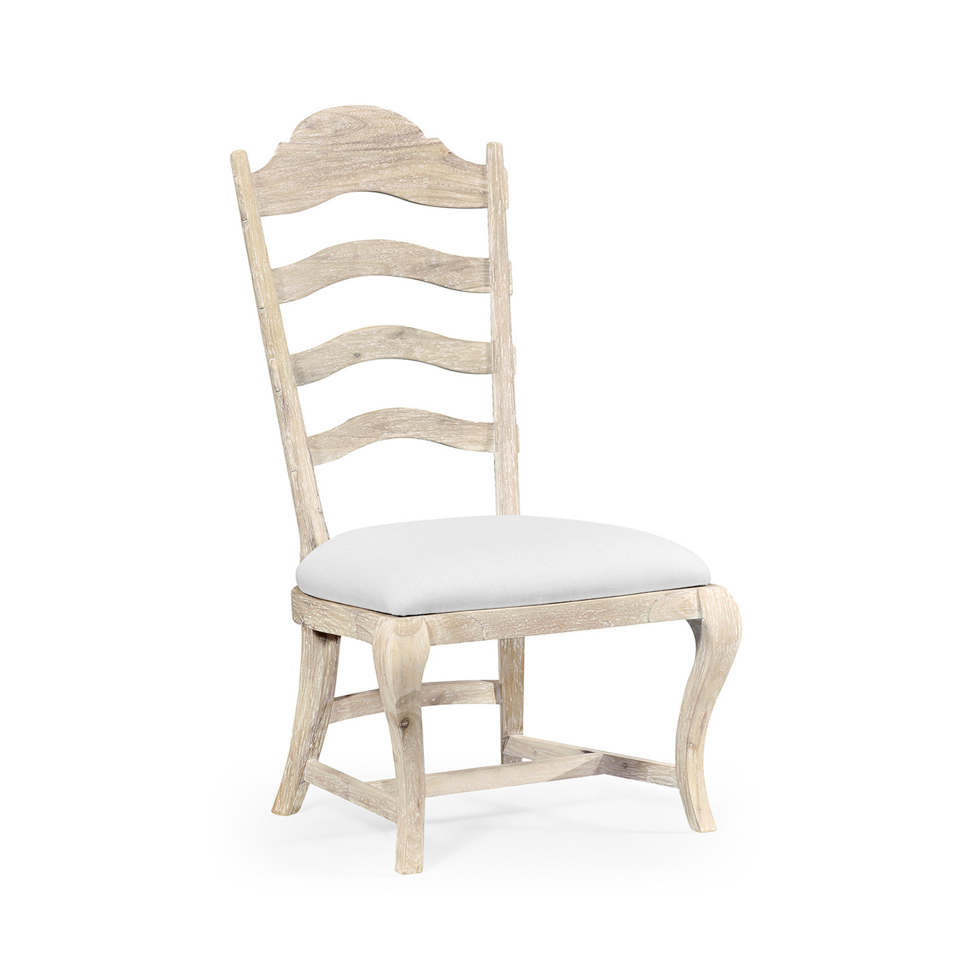 Casual Limed Acacia Dining Side Chair