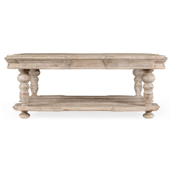 Square Limed Acacia Coffee Table