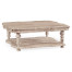 Square Limed Acacia Coffee Table