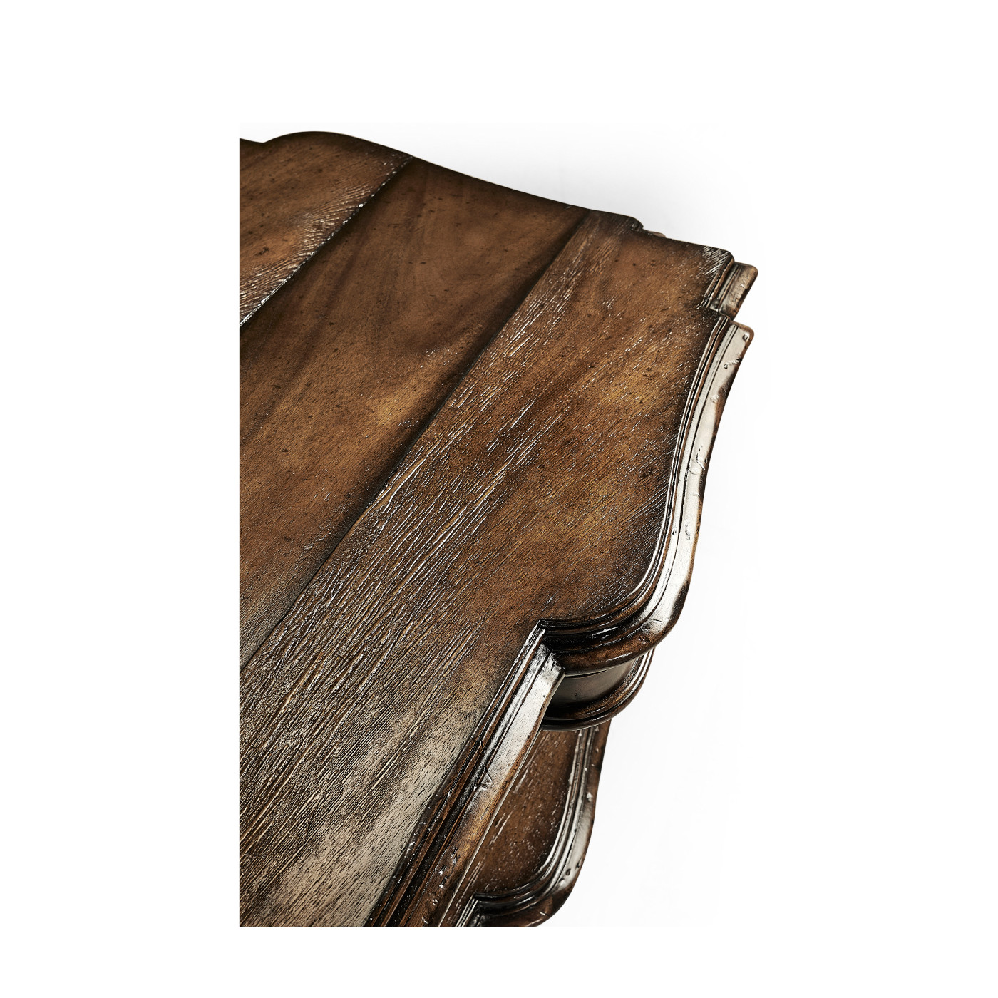 Square Rustic Walnut Coffee Table