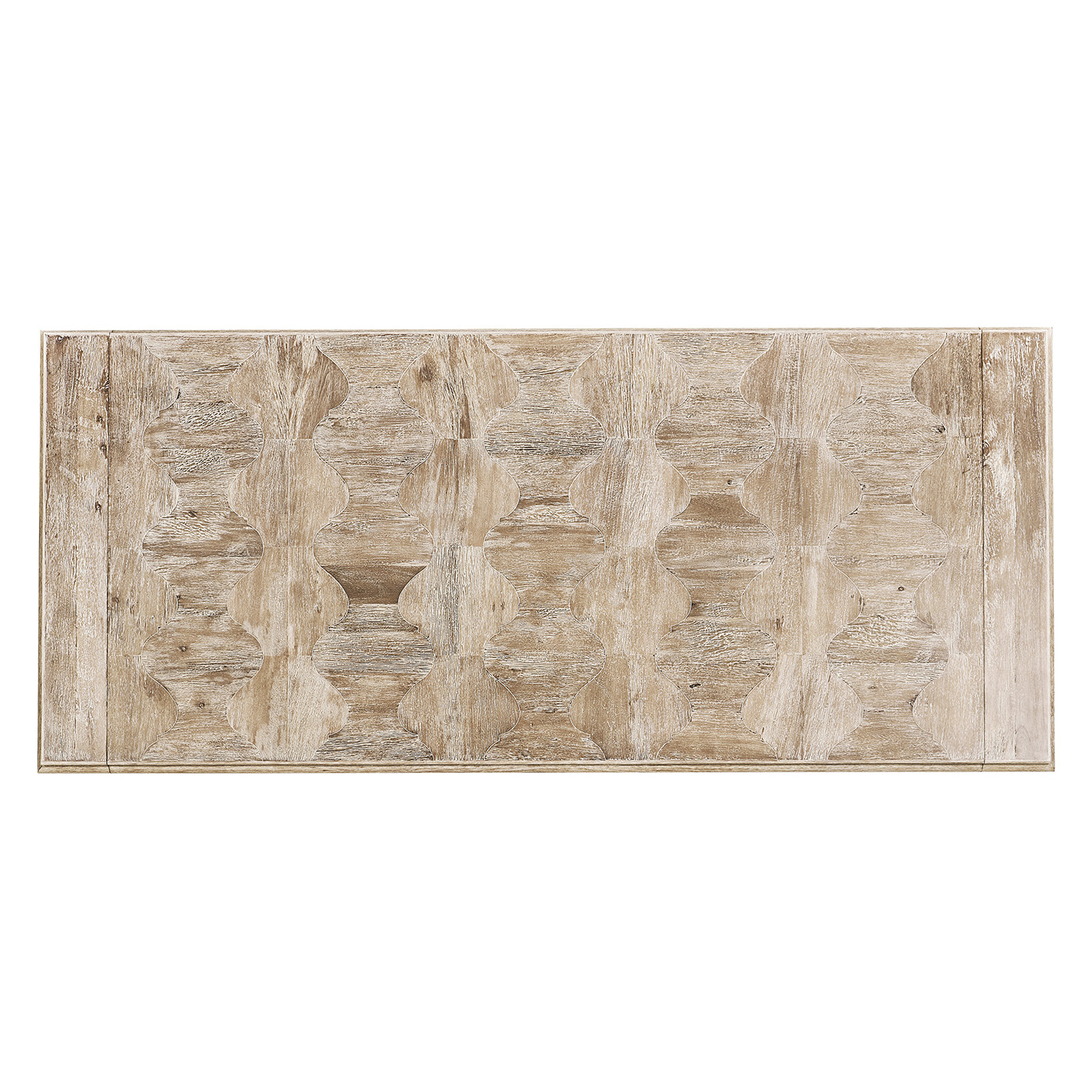 Limed Acacia Extending Dining Table 110