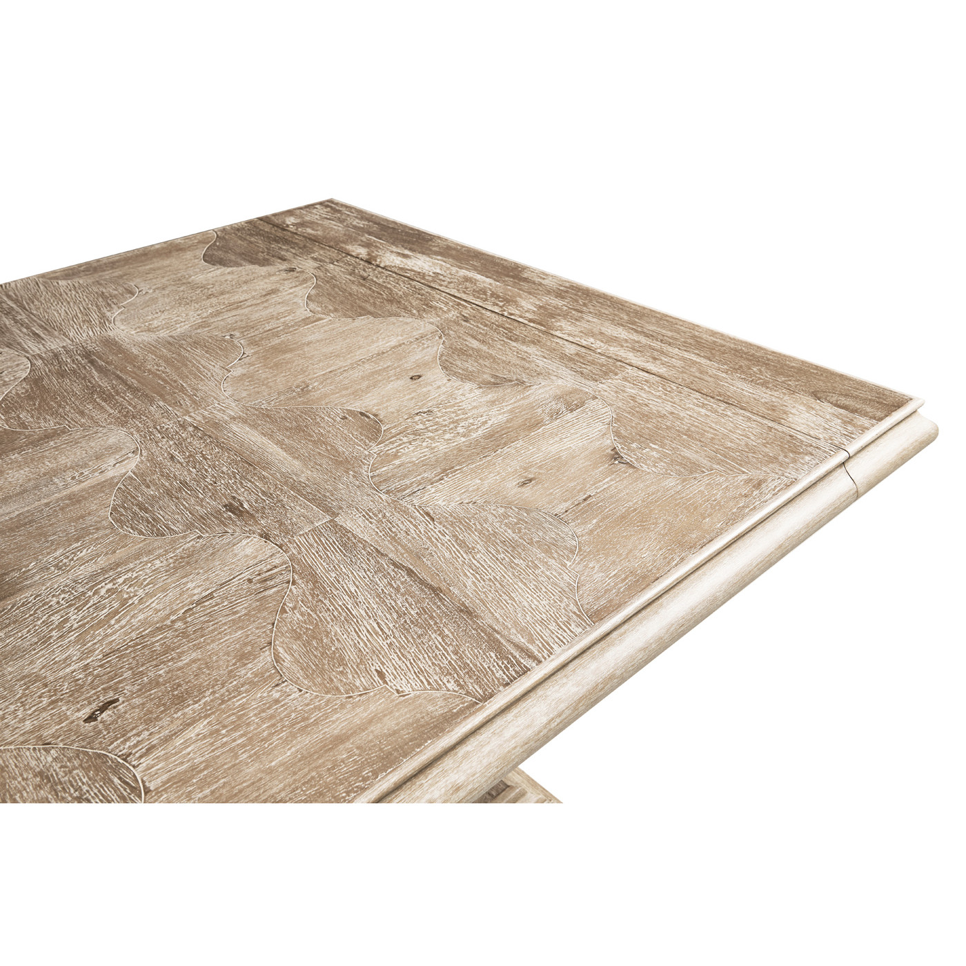 Limed Acacia Extending Dining Table 110