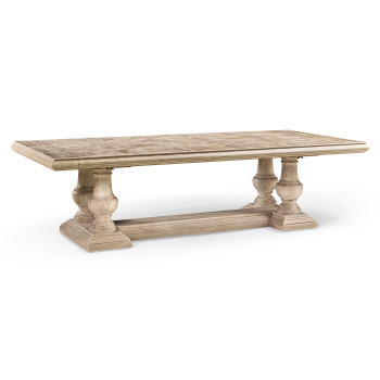 Limed Acacia Extending Dining Table 110