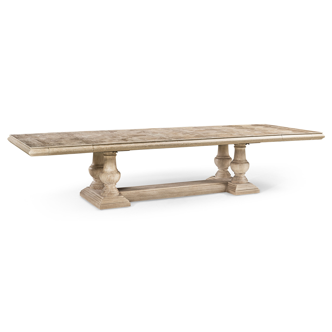 Limed Acacia Extending Dining Table 110