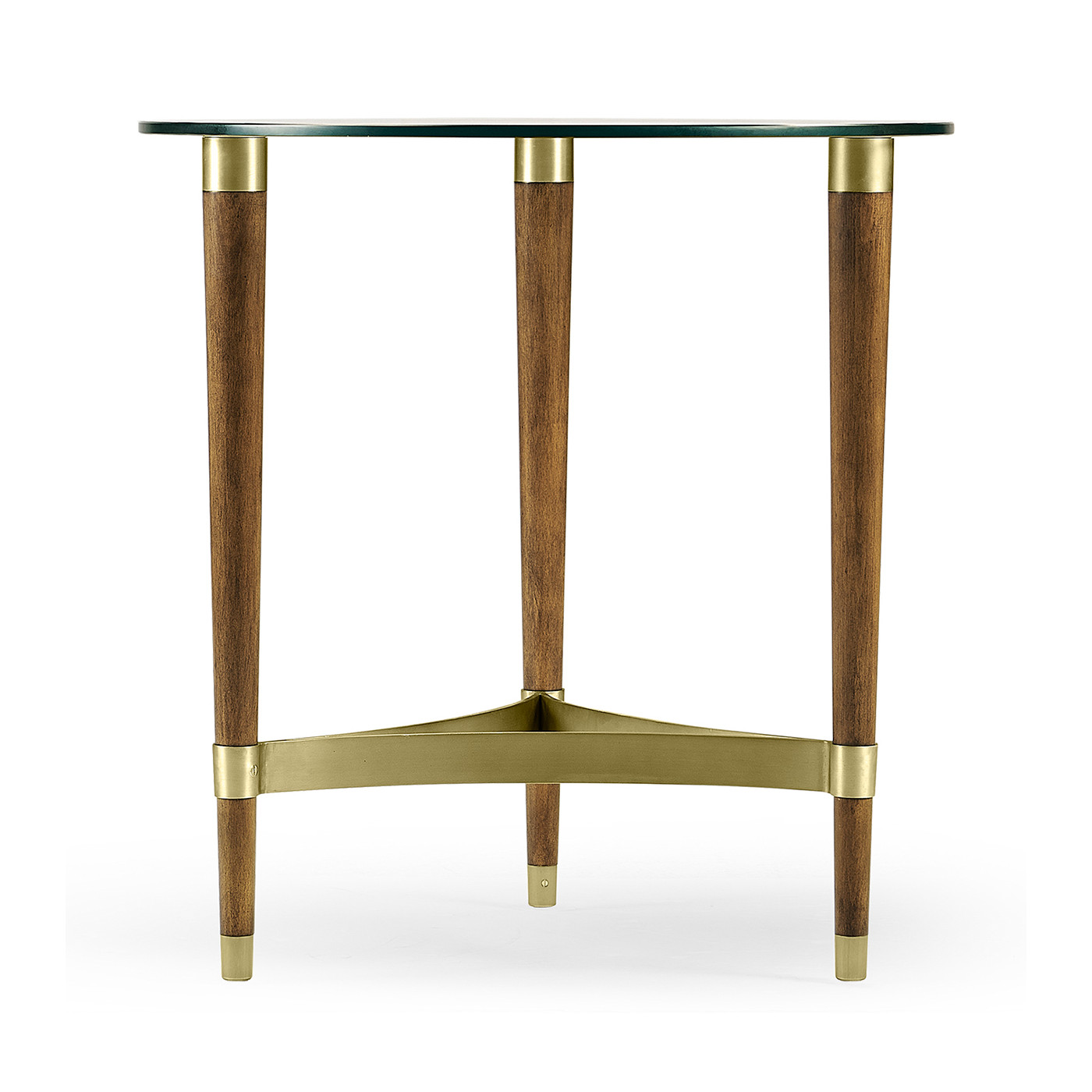 Hyedua & Glass Round Lamp Table