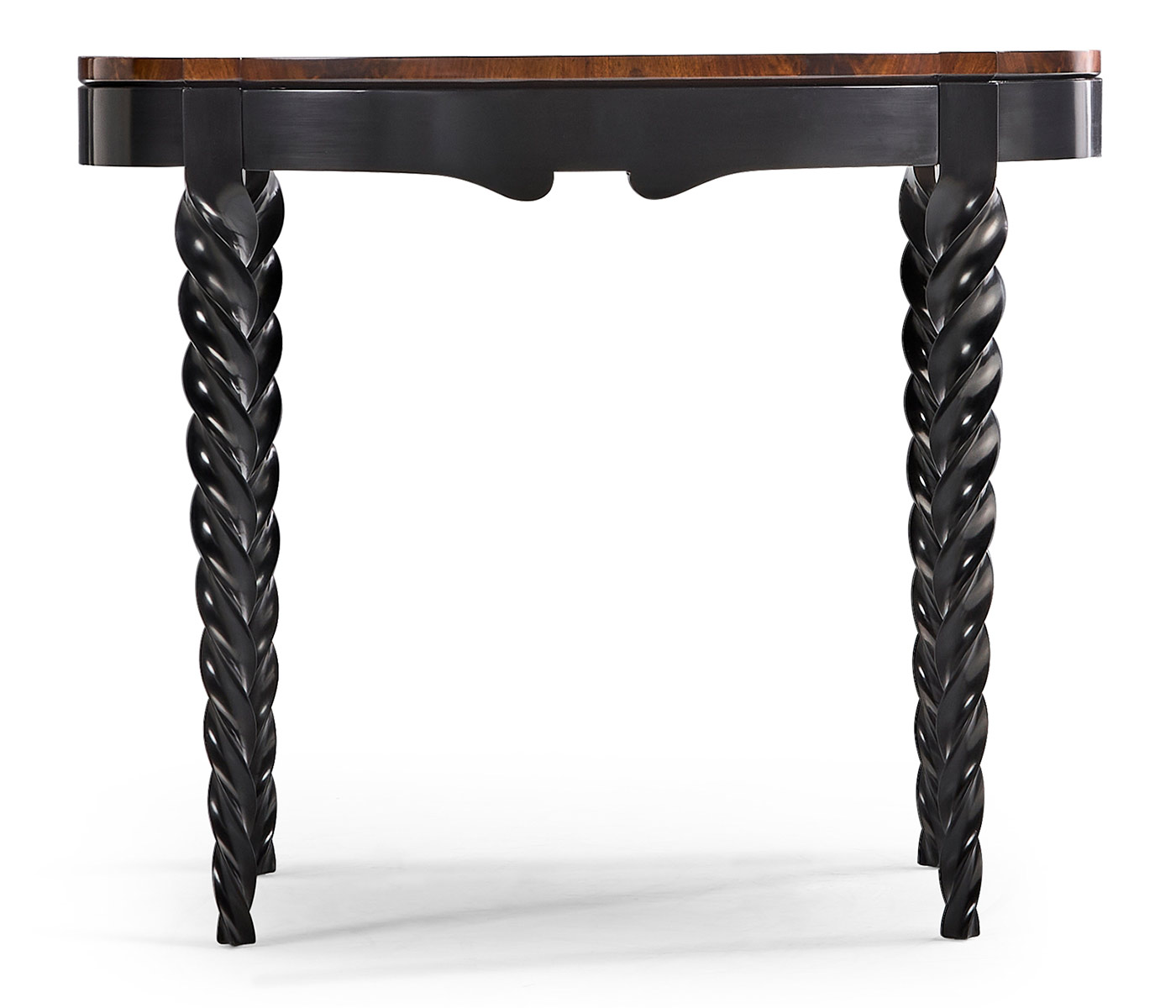 Black Barleytwist Game Table