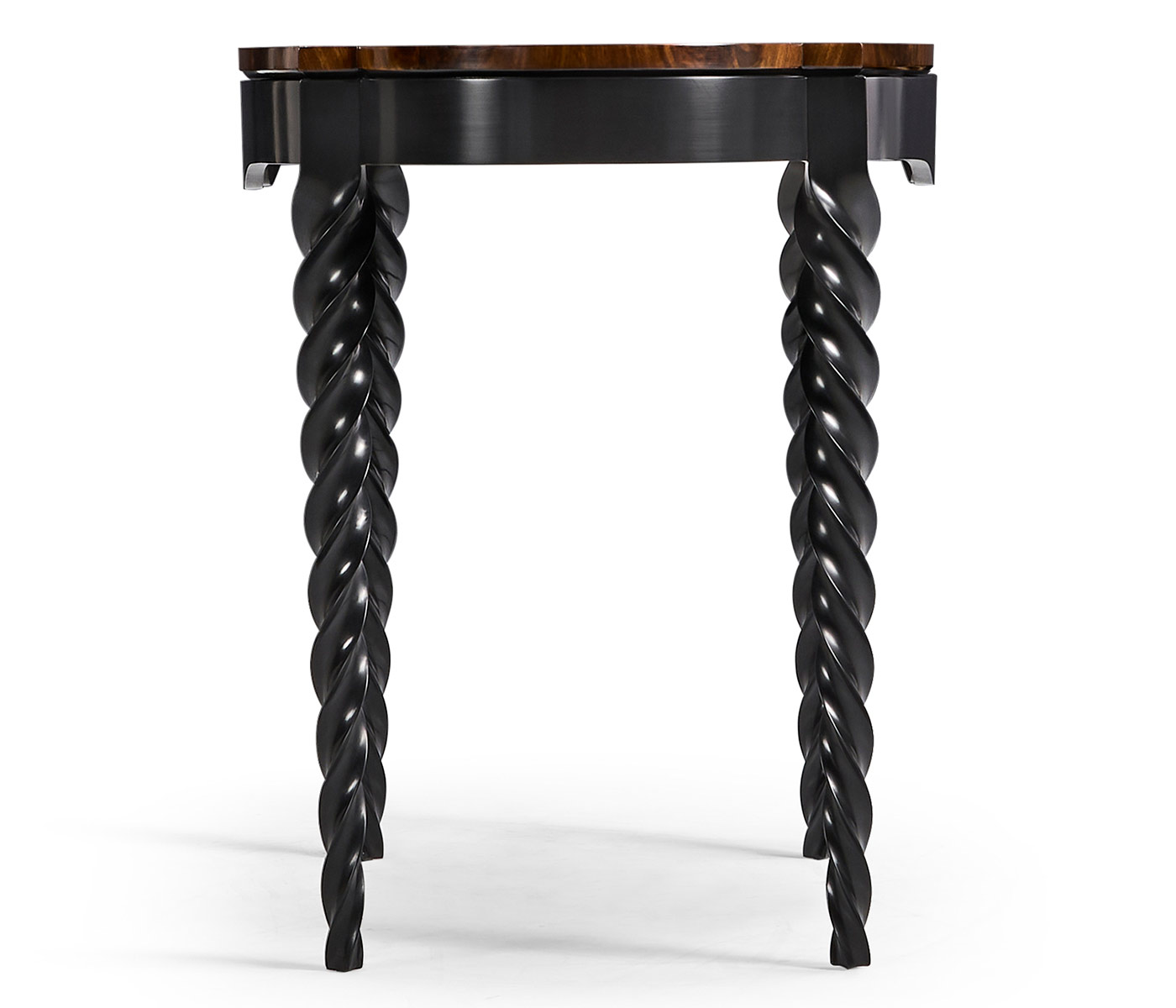 Black Barleytwist Game Table